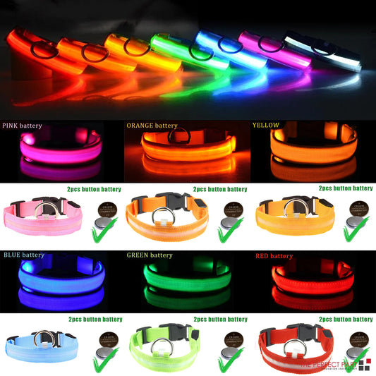 GlowPaws™ LED Dog Collar